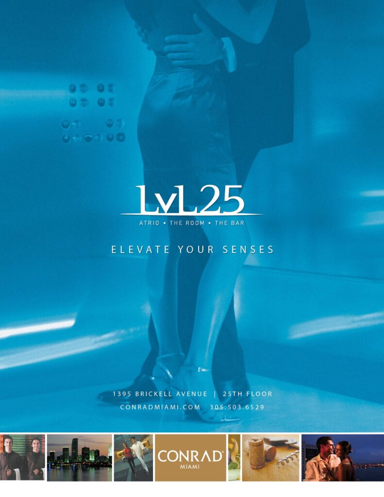 LvL 25 "Elevate your senses" poster