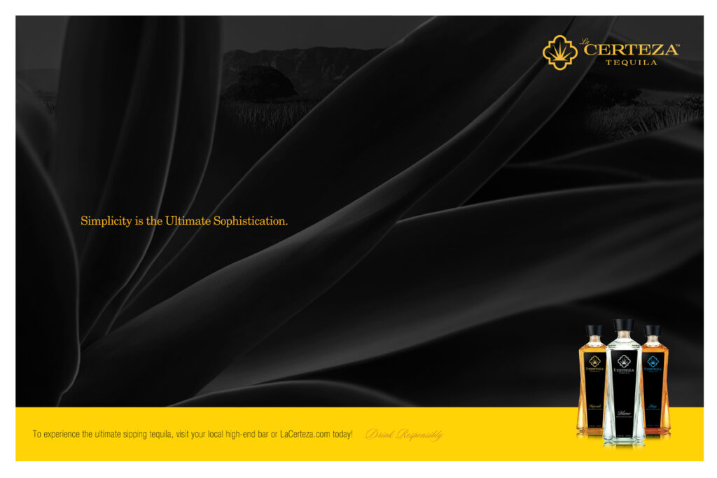La Certeza Tequila ad