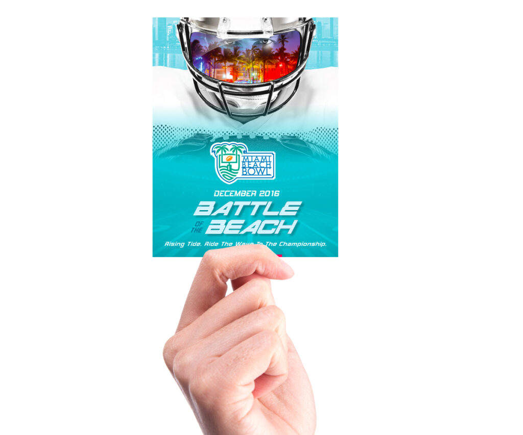 Miami Beach Bowl hang tag