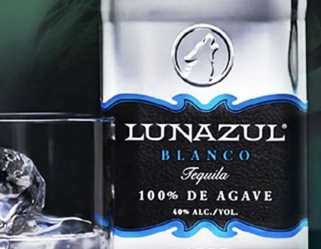 Lunazul Blanco Tequila bottle — view the Lunazul Tequila case study